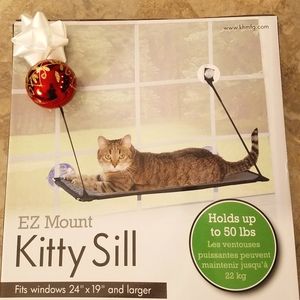 Kitty cat window sill hangout# spoiled